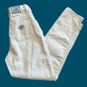 Vintage Levi’s 550 “Native Blue” Tapered Jeans White High-Rise Denim (1990s)